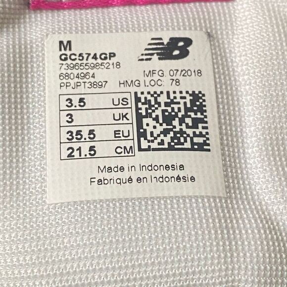 New Balance Big Kids 574 Sneakers Size 3.5 - Picture 7 of 10